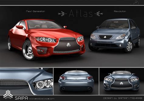 My Conceptual Car Designs: Saipa Atlas