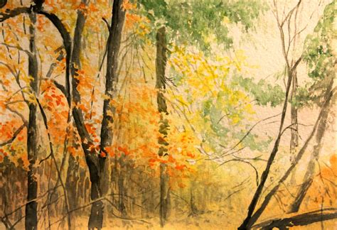 Autumn Forest Watercolor by Entar0178 on DeviantArt