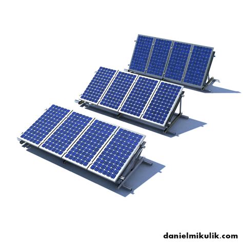 solar panel 3d model