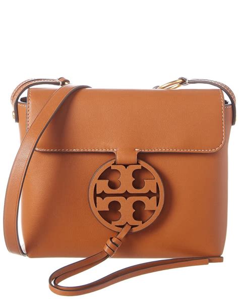Tory Burch Miller Leather Crossbody Bag in Brown - Save 22% - Lyst