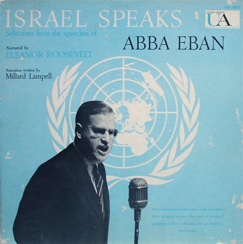 Abba Eban* - Israel Speaks (1959, Vinyl) | Discogs