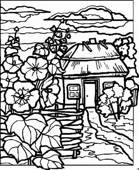 Free Coloring Pages Landscapes Printables - Printable Templates