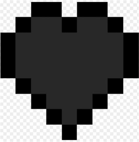 Minecraft Heart Png - Minecraft Heart Black And White PNG Transparent With Clear Background ID ...