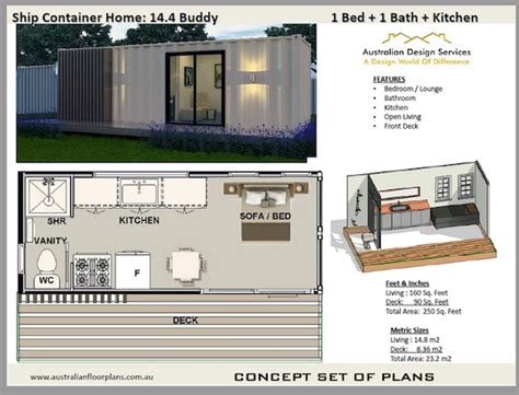 20 Foot Container House Designs: 10 Amazing Ideas to Transform Your ...