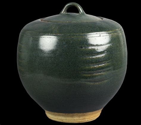 Bernard Leach Studio Pottery Lidded Jar 20th C. Pottery Jar, Hand Art, Jar Lids, Bernard, Lidded ...