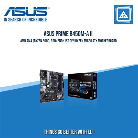 ASUS PRIME B450M-A II MOTHERBOARD – BlueArm Computer Store