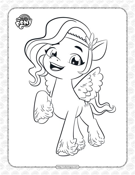 MLP Pipp Petals Coloring Pages for Kids