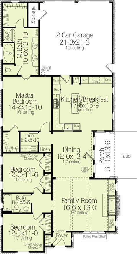 Plan 62119V: | Narrow house plans, Narrow lot house plans, Best house plans