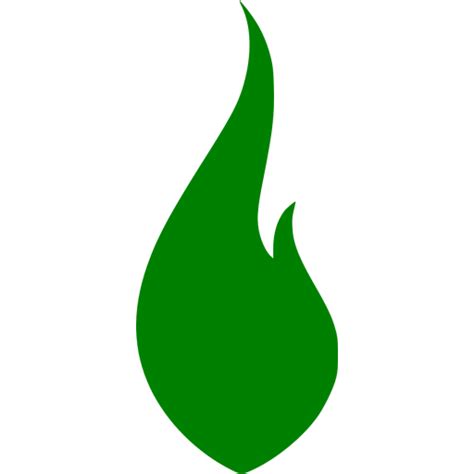 Green flame icon - Free green flame icons