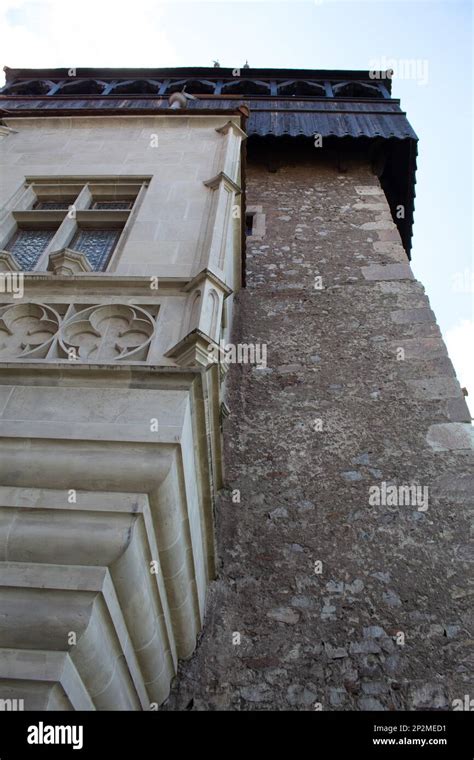 Detail of Corvin Castle in Hunedoara, Romania Stock Photo - Alamy