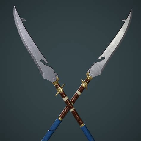 ArtStation - Double Bladed Spear