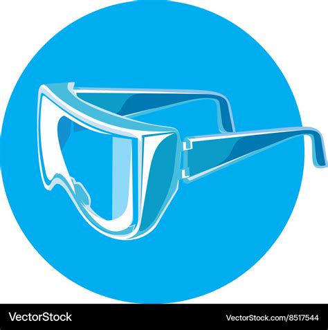 Safety glasses Royalty Free Vector Image - VectorStock