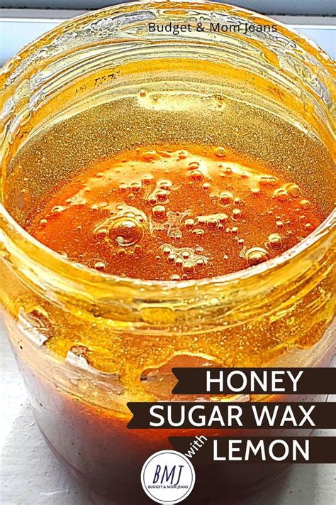 Honey Sugar wax with Lemon | Sugar wax recipe, Sugar waxing, Honey diy