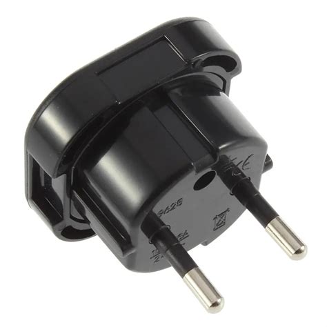 New Universal 2 Pin AC Power Plug Adaptor Connector Travel Power Plug Adapter UK to EU Adaptor ...