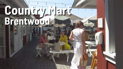 LOS ANGELES Brentwood Country Mart 🇺🇸 Walking Tour 2023 - YouTube