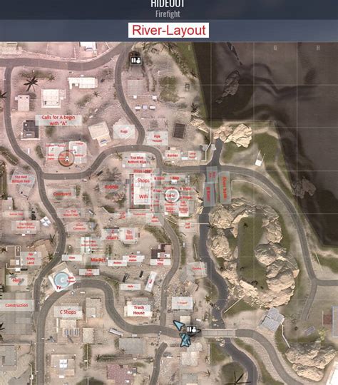 Sandstorm Callout Map - Hideout - River Layout : r/insurgency