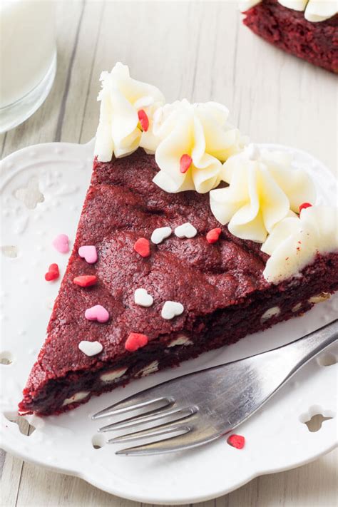 Red Velvet Cookie Cake - Sweet Tooth Girl