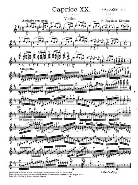 Paganini Violin | PDF