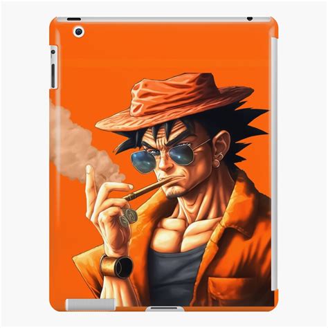 "Goku Gangster smoking a cigar parallel universe | Dragon Ball Z GT Super Hero vintage retro ...