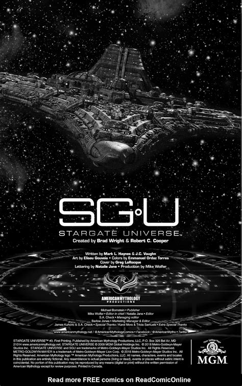 Read online Stargate Universe comic - Issue #3