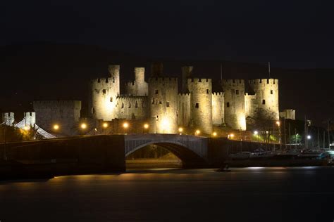 Conwy Castle | Reworking of Conwy Castle at night | sandra ekins | Flickr