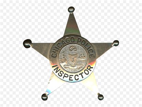 1905 Series - Chicago Police Inspector Badge Png,Chicago Police Logos ...