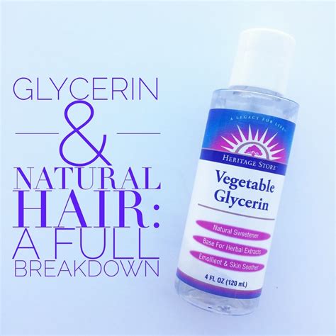 Using Glycerin for Natural Hair | Textured Talk