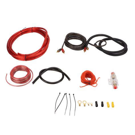 4 Gauge Car Audio Cable Amp Wiring Kit Amplifier Installation Wiring ...