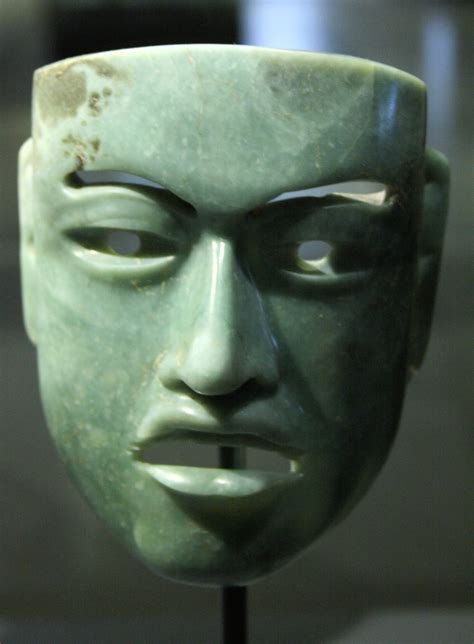 Olmec jade mask. | Mayan art, Ancient art, Prehistoric art