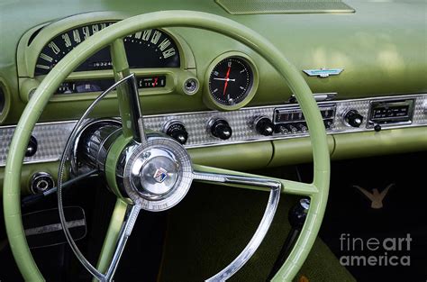 1956 Thunderbird Interior Photograph by Bob Christopher