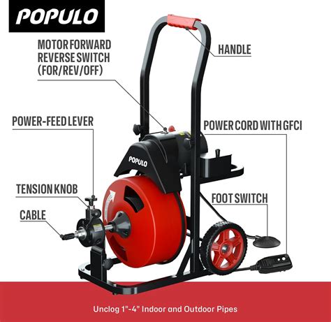 POPULO Drain Cleaner Machine Review