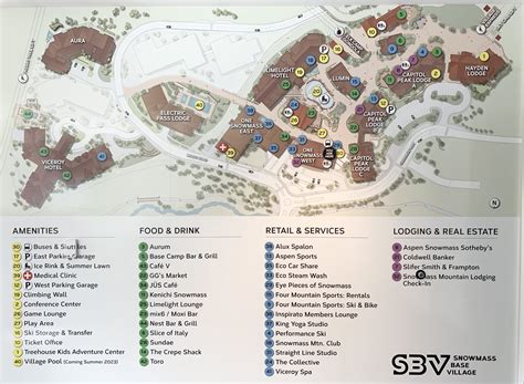 Snowmass Base Village Map – Aspen Snowmass Real Estate