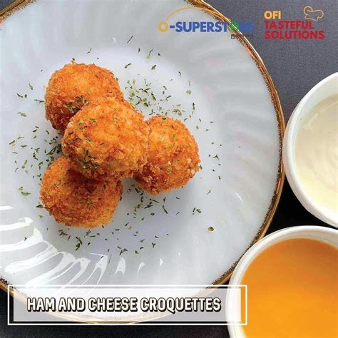 Ham and Cheese Croquettes Recipe — O-SUPERSTORE