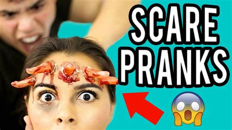 TOP 7 SCARE PRANKS FOR FRIENDS & FAMILY! NataliesOutlet - YouTube