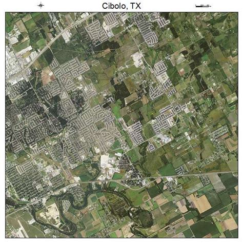 Aerial Photography Map of Cibolo, TX Texas