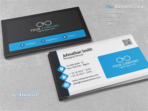 Flex Business Card by khaledzz9 on DeviantArt