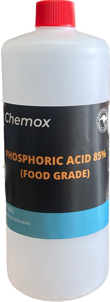 85% Phosphoric Acid 1L - Food Grade Orthophosphoric Rust Remover – Chemox