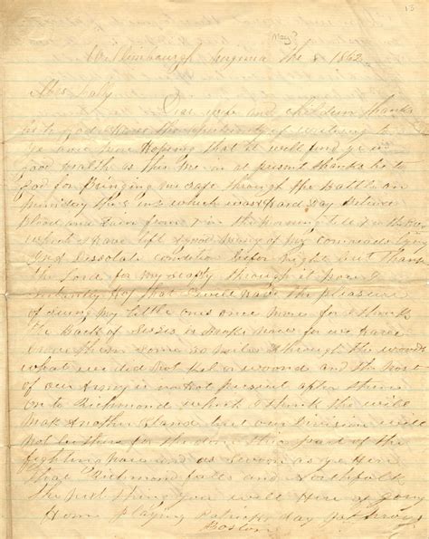 Michael Lally Civil War letters, 1861-1865 | Special Collections Spotlight | Collection Essays ...