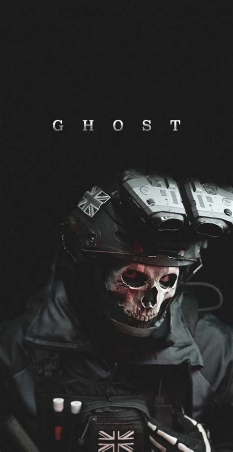 Ghost COD MW iPhone Wallpaper HD - iPhone Wallpapers