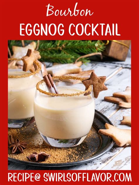 Bourbon Eggnog - Swirls of Flavor