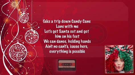 Sia - Candy Cane Lane (Lyrics) - YouTube