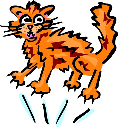 Frightened Cat Clipart Png