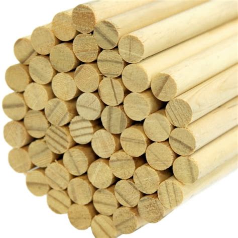 20 Pack, 3/4 x 36 Inch Round Wood Dowels, CraftySticks® - Walmart.com - Walmart.com