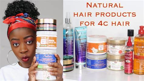 BEST NATURAL HAIR PRODUCTS FOR 4C HAIR 2019 | Naturlly Unbothered ...