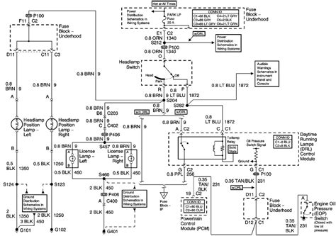 2003 Pontiac Montana Daytime Running Lights Wiring Diagram