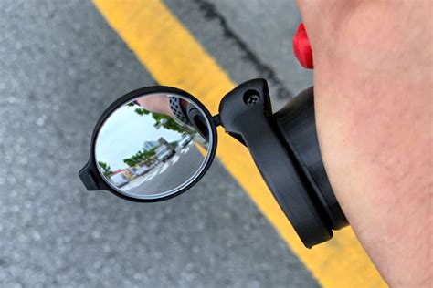 This flip out rearview bike mirror lets you see up to 100 meters what’s behind you - Yanko Design