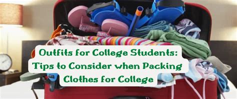 Best Clothes and Outfits for College Students: Packing List for Boys ...