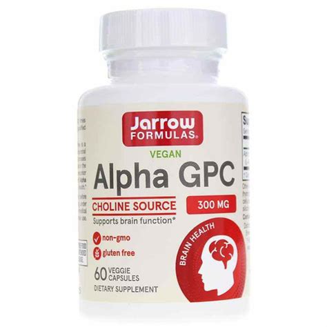 Alpha GPC 300 Mg, Jarrow Formulas