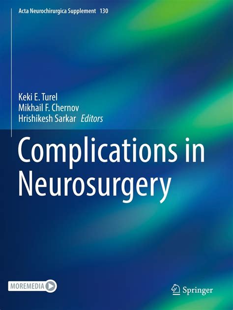 Amazon.com: Complications in Neurosurgery (Acta Neurochirurgica Supplement Book 130) eBook ...