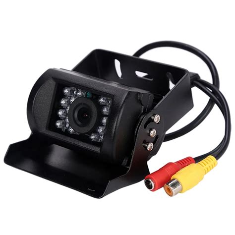 Rear View Camera For Trucks 24v 12v Black Bus Car Rear View Reversing IR Nightvision Waterproof ...